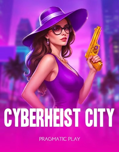 Cyberheist City woman in purple with pistol