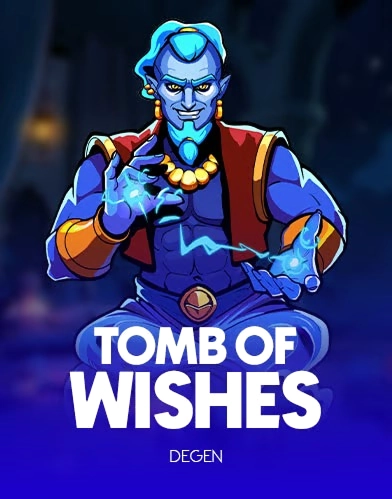 Tomb of Wishes blue genie with lightning