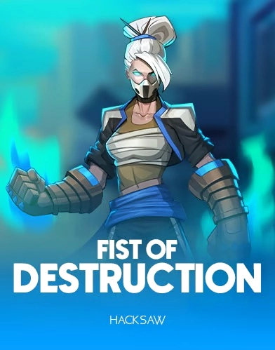 Fist of Destruction masked fighter with gauntlets